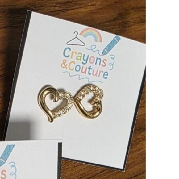 Gold and Silver Earrings Set - Picture 2 of 2